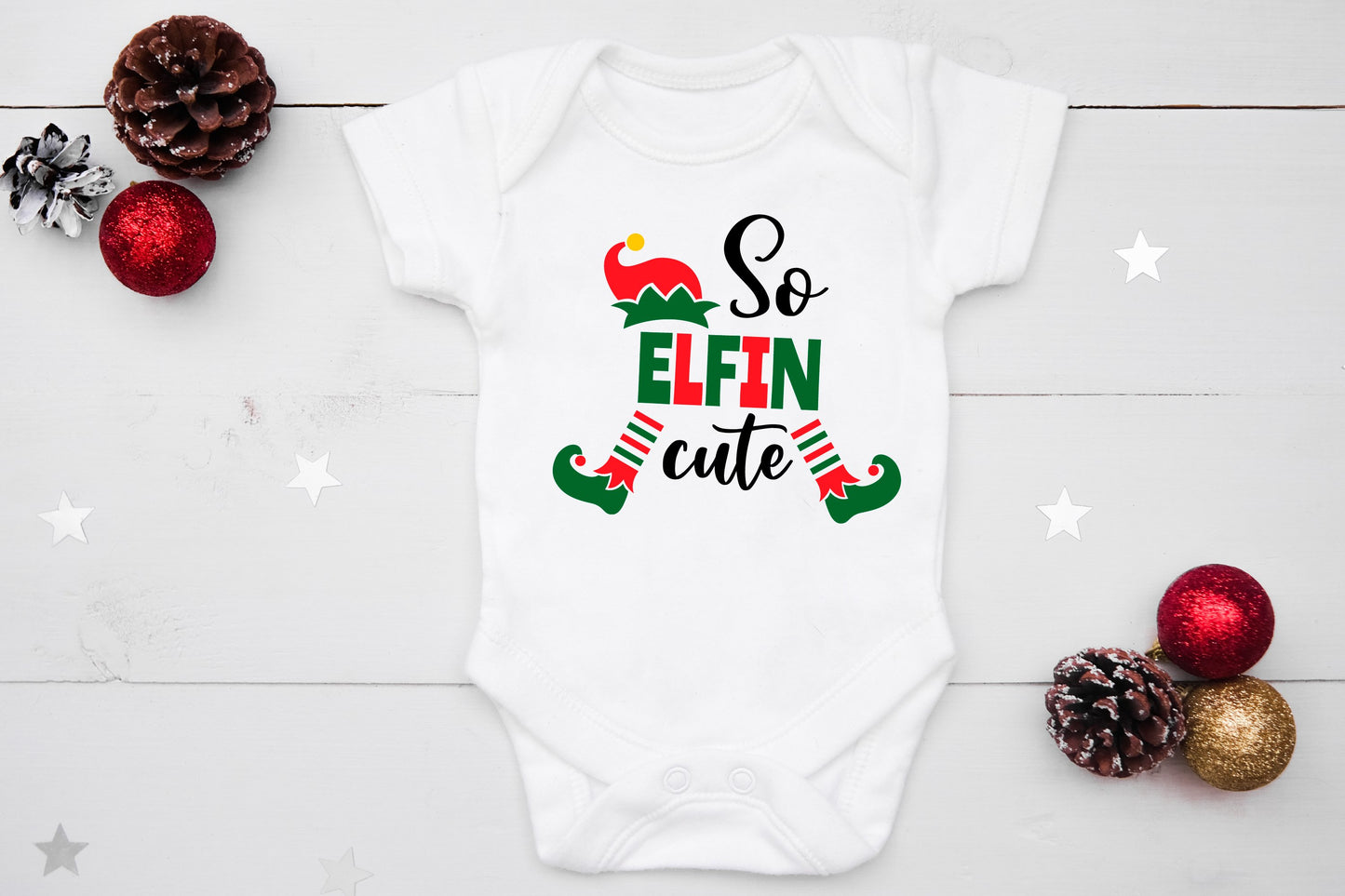 DESIGNS 1 - T-SHIRT BABY'S 1ST CHRISTMAS