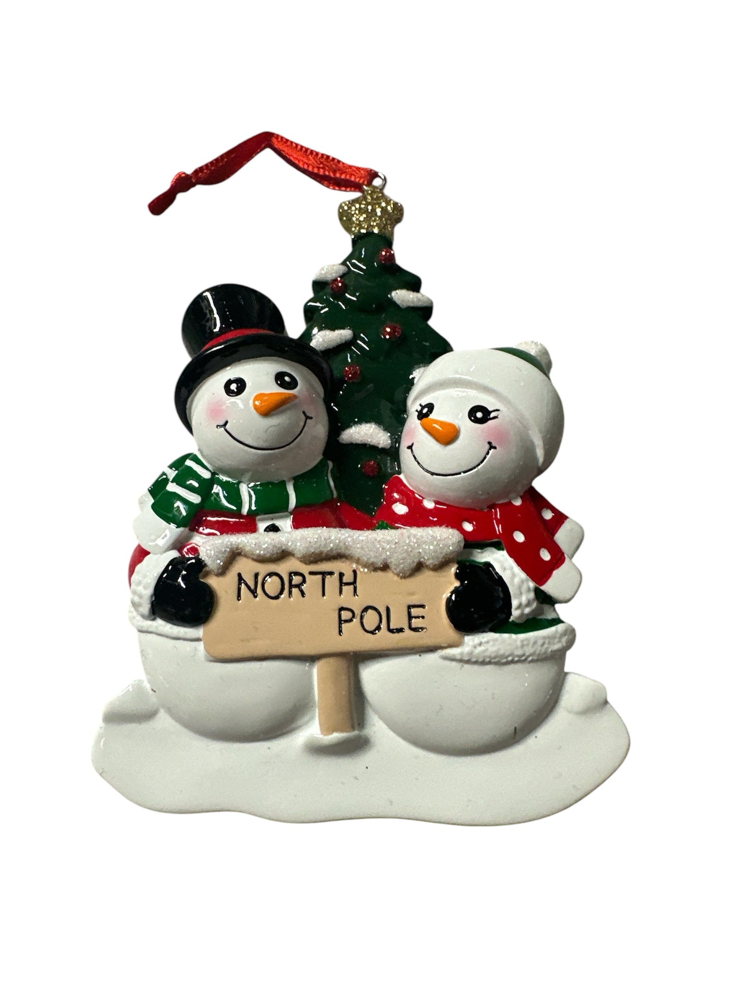 New North Pole Snowman Family