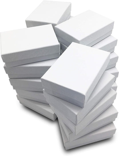 Medium White Boxes ( 7 1/8"X5 /16"X1 5/16")