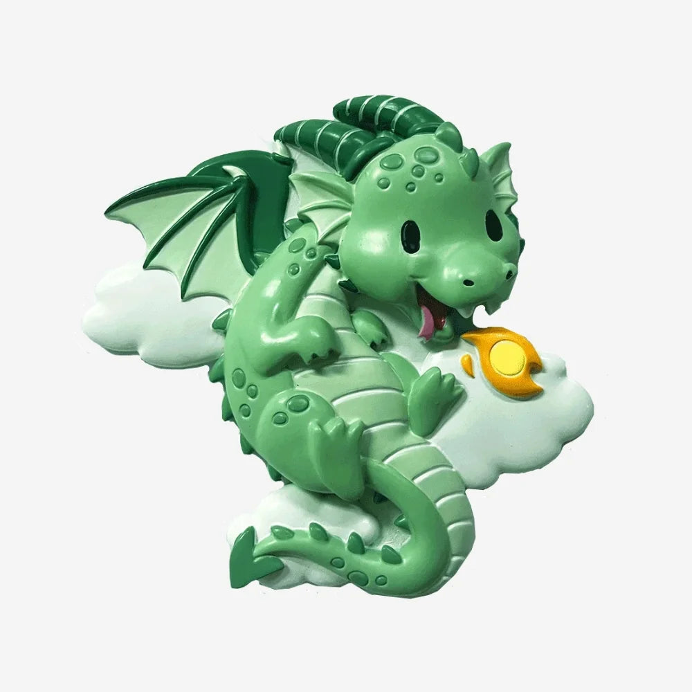 Child light green Dinocorn Christmas Ornament