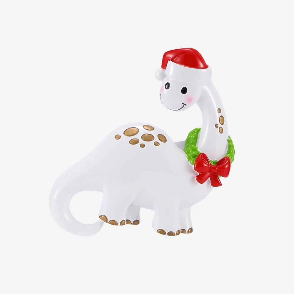 Child white Dinocorn Christmas Ornament