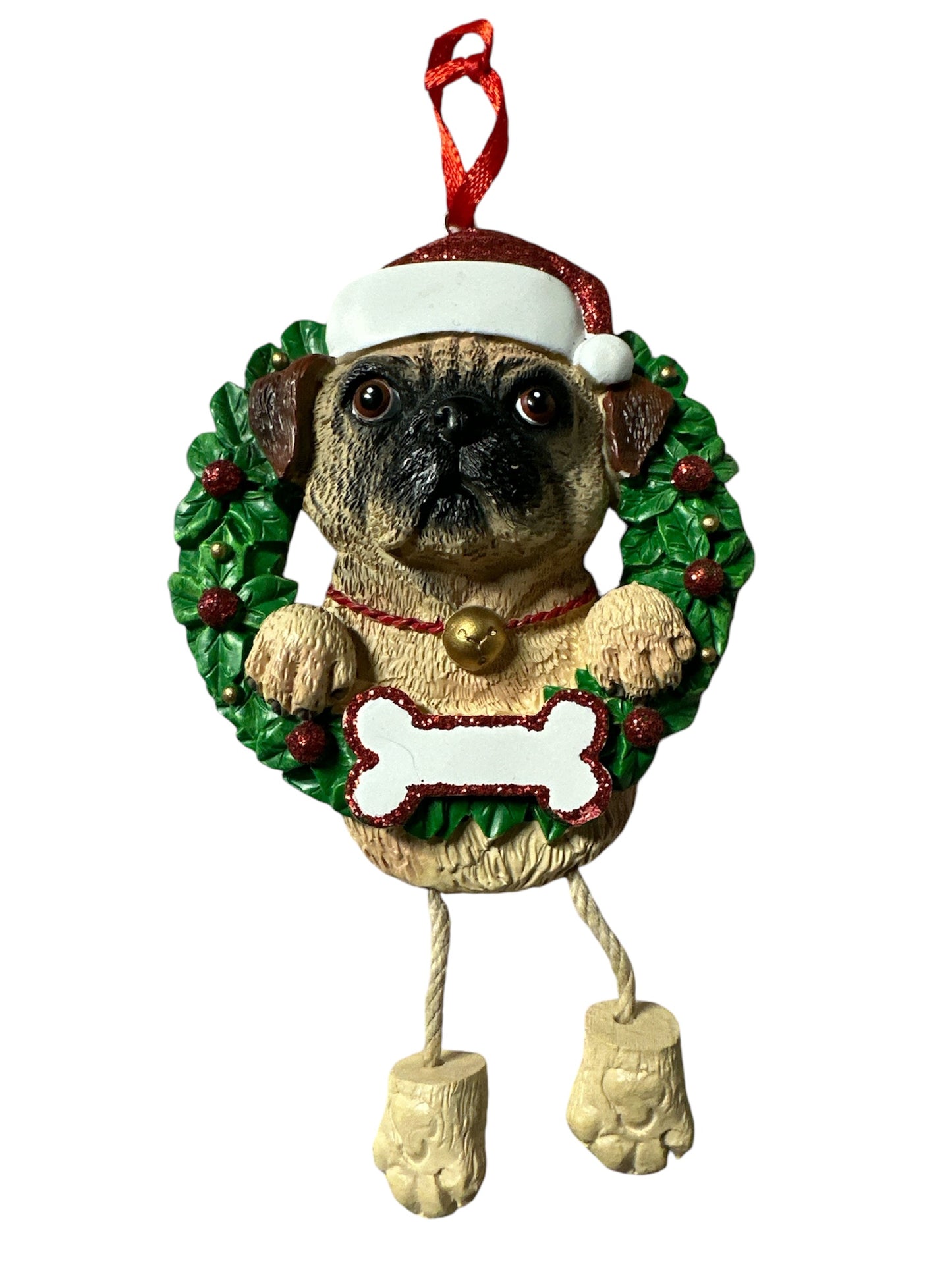 Dog ( pure breed) pulldog  Christmas Ornament