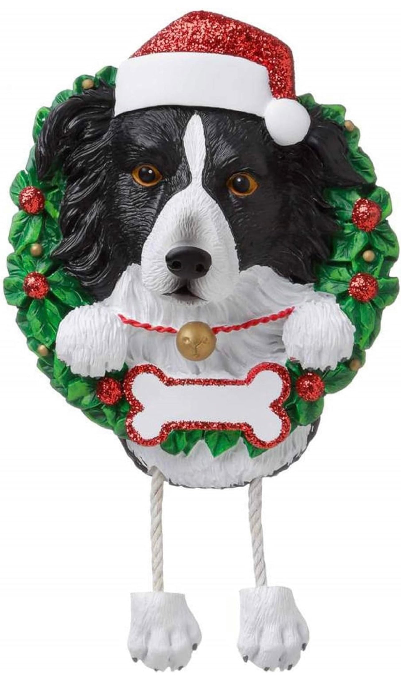 Dog ( pure breed) BORDER COLLIE Christmas Ornament