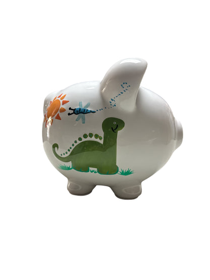 Colorfully Designed Large Piggy Bank- Dinosaur Piggy Bank