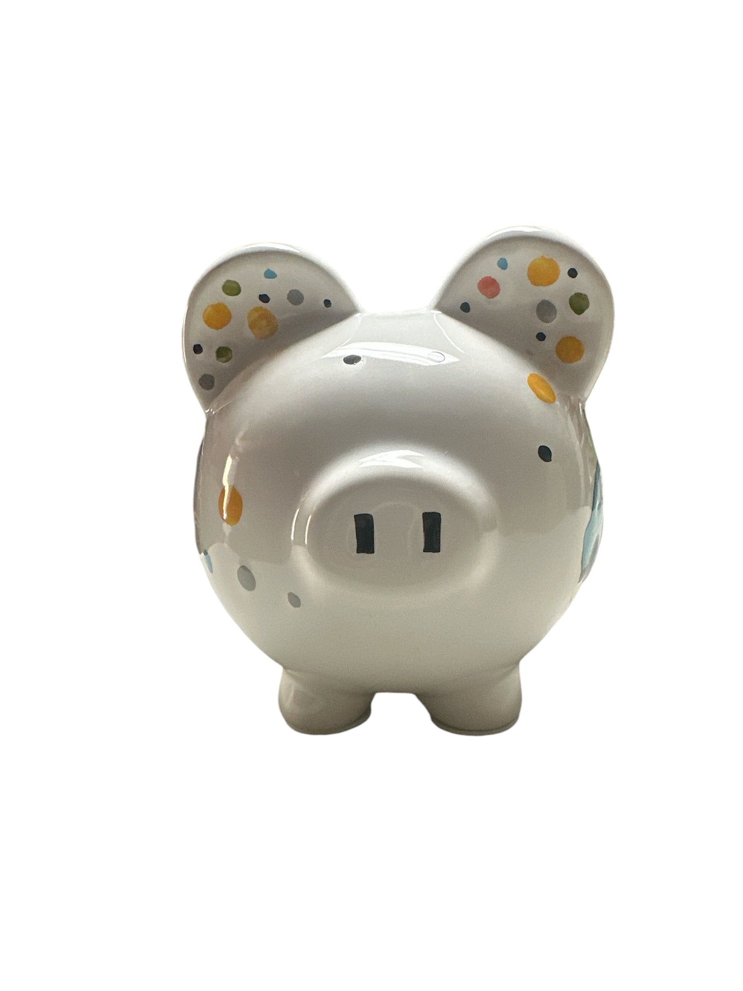 Colorfully Designed Large Piggy Bank- CHOO CHOO Transportation Pig