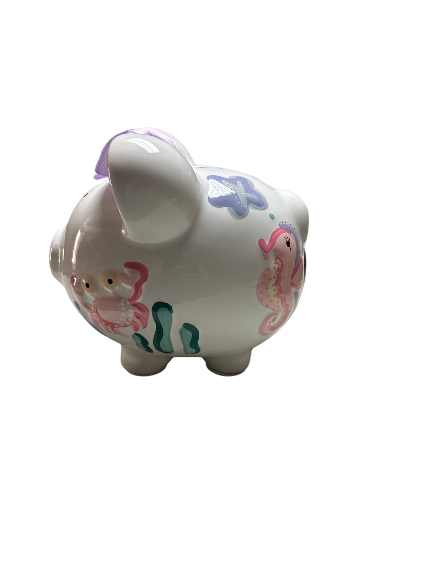 Colorfully Designed Large Piggy Bank- Mermaid Pig