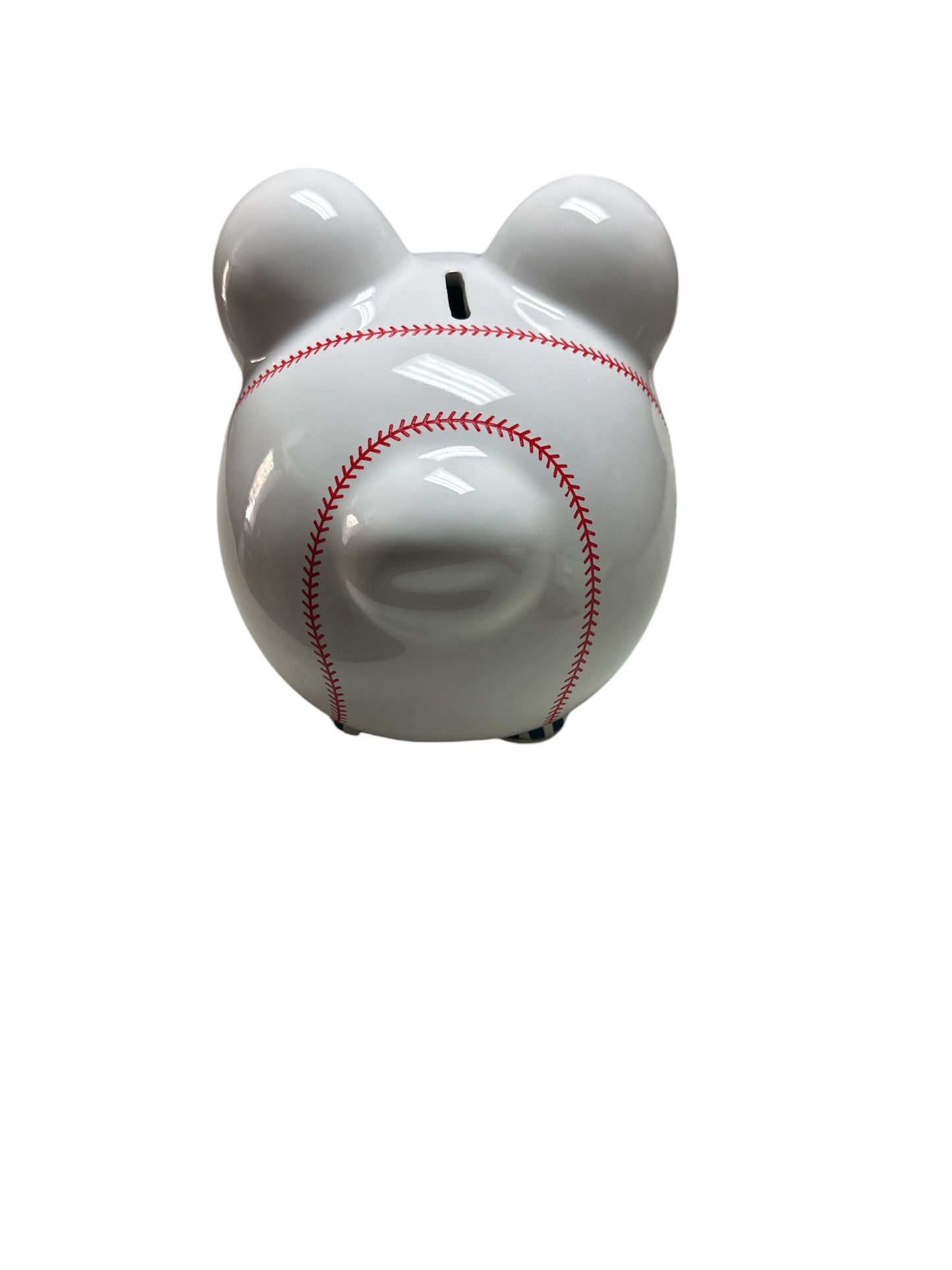 Colorfully Designed Large Piggy Bank-Baseball Piggy Bank