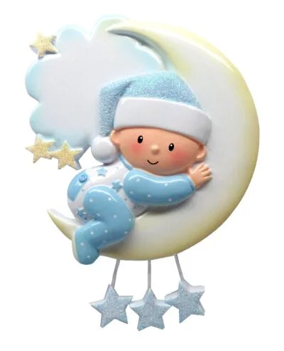 Baby'S 1ST christmas in moon