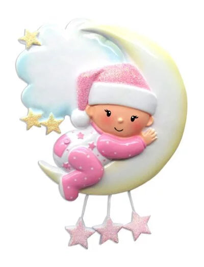 Baby'S 1ST christmas in moon