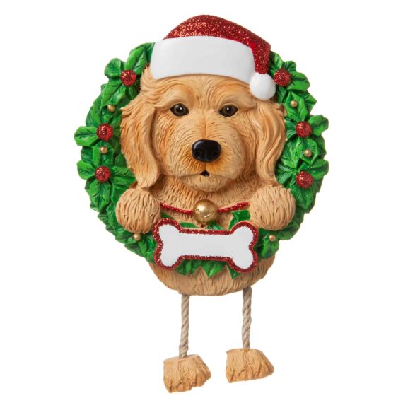 Dog ( pure breed) Labradoodle Christmas Ornament