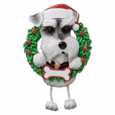 Dog ( pure breed) Schnauzer Christmas Ornament