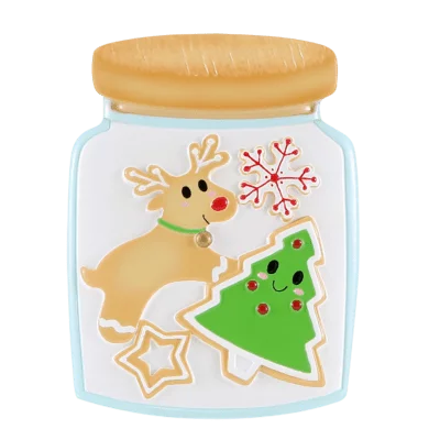 Cookie Family Christmas Ornament