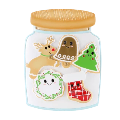 Cookie Family Christmas Ornament