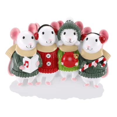 Mouse sweater Family Christmas Ornament