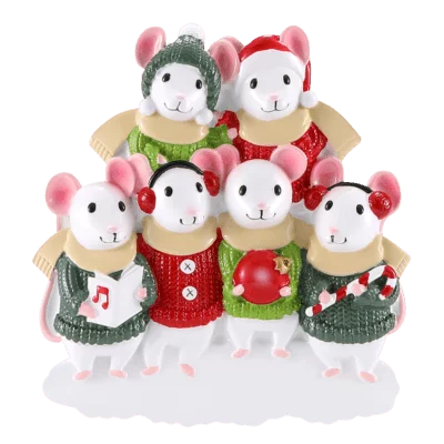 Mouse sweater Family Christmas Ornament