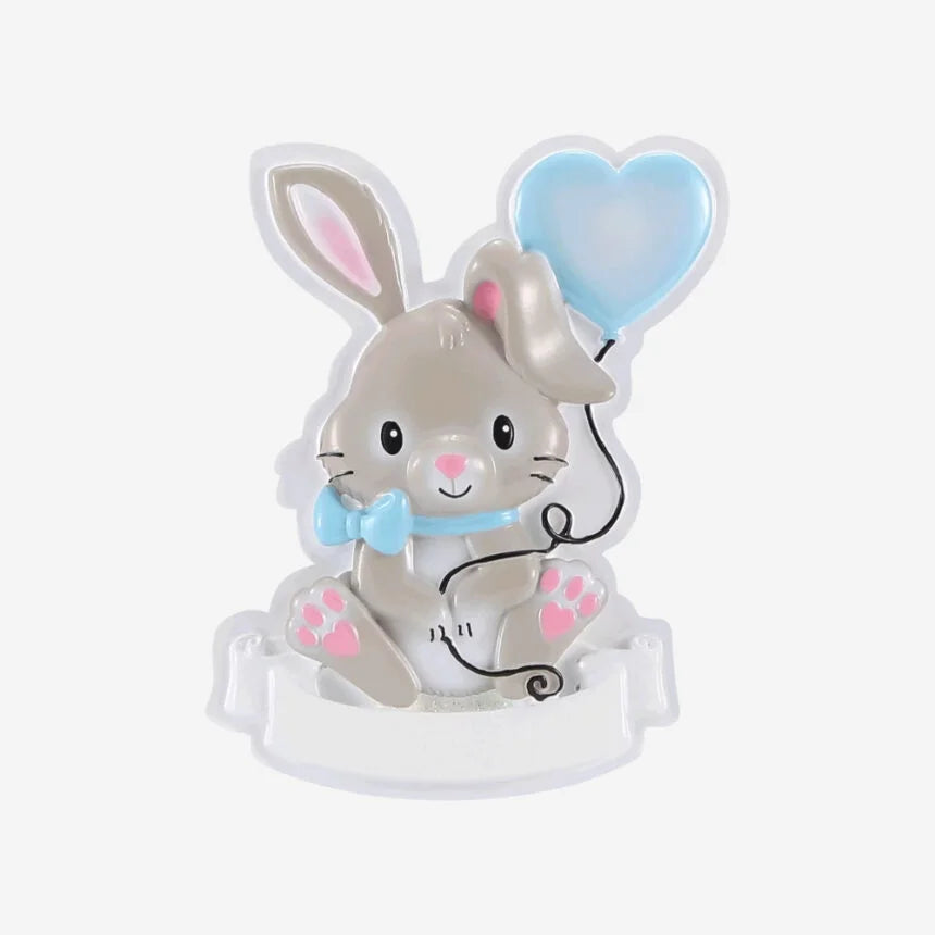 Baby 1st Christmas - CUTESY BUNNY CHRISTMAS ORNAMENTS