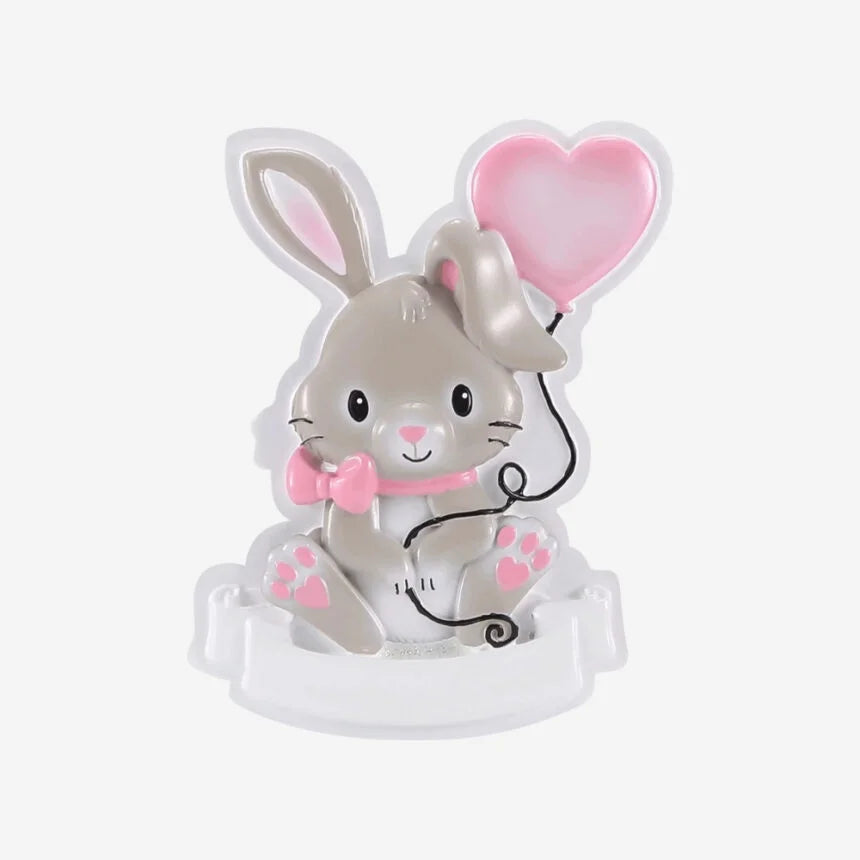 Baby 1st Christmas - CUTESY BUNNY CHRISTMAS ORNAMENTS