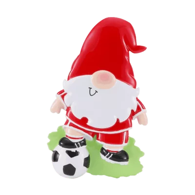 GNOME Soccer Player Christmas Ornament