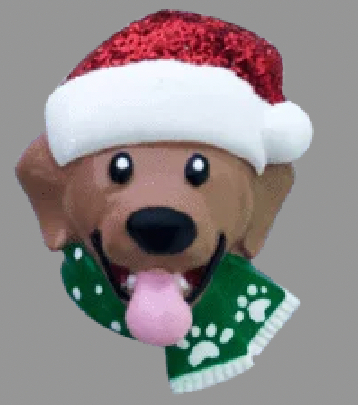 DOGS WITH CHRISTMAS HATS   Add-on