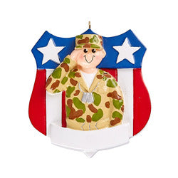 Army Christmas Ornament