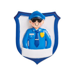 Police Christmas Ornament