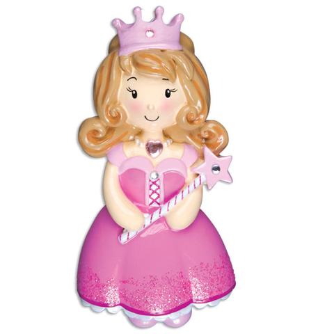 Princess Girl Christmas Ornament