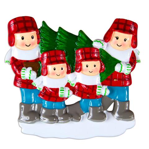 Lot Family Christmas Ornament