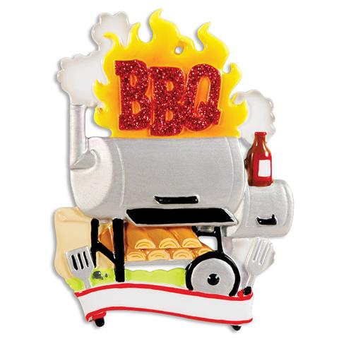 BBQ Smoker Christmas Ornament