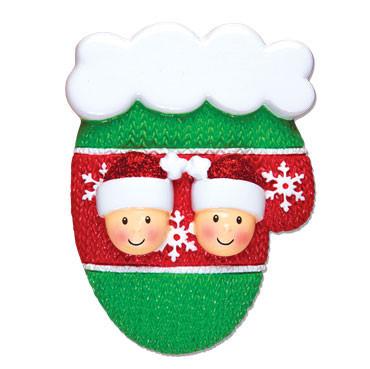 Mitten Family Christmas Ornament