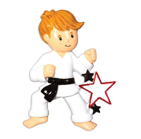 Karate Christmas Ornament