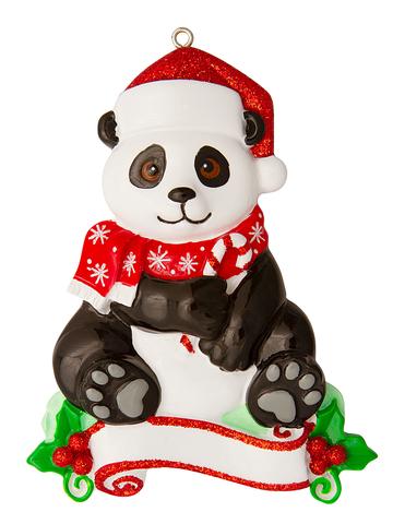 Panda Christmas Ornament