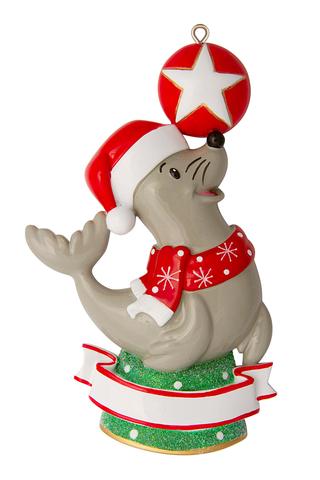 Sea Lion Christmas Ornament