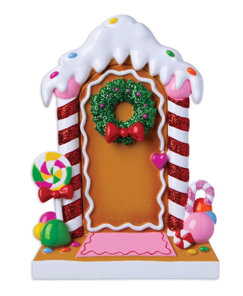 Gingerbread Door Christmas Ornament