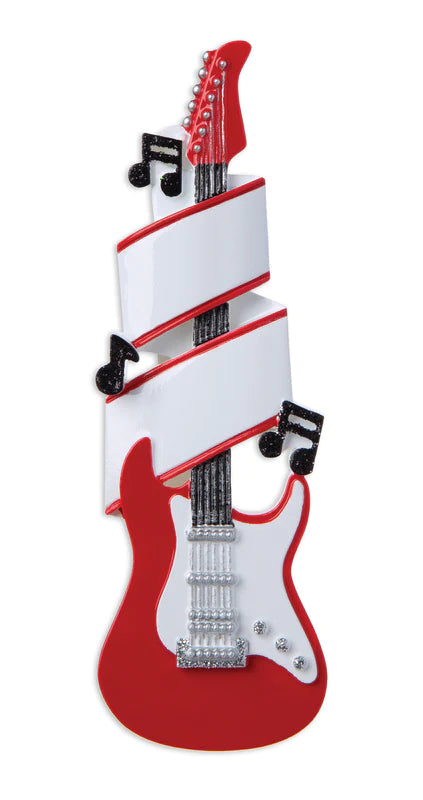 Electric guitar Christmas Ornament