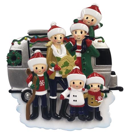 RV Family Christmas Ornament