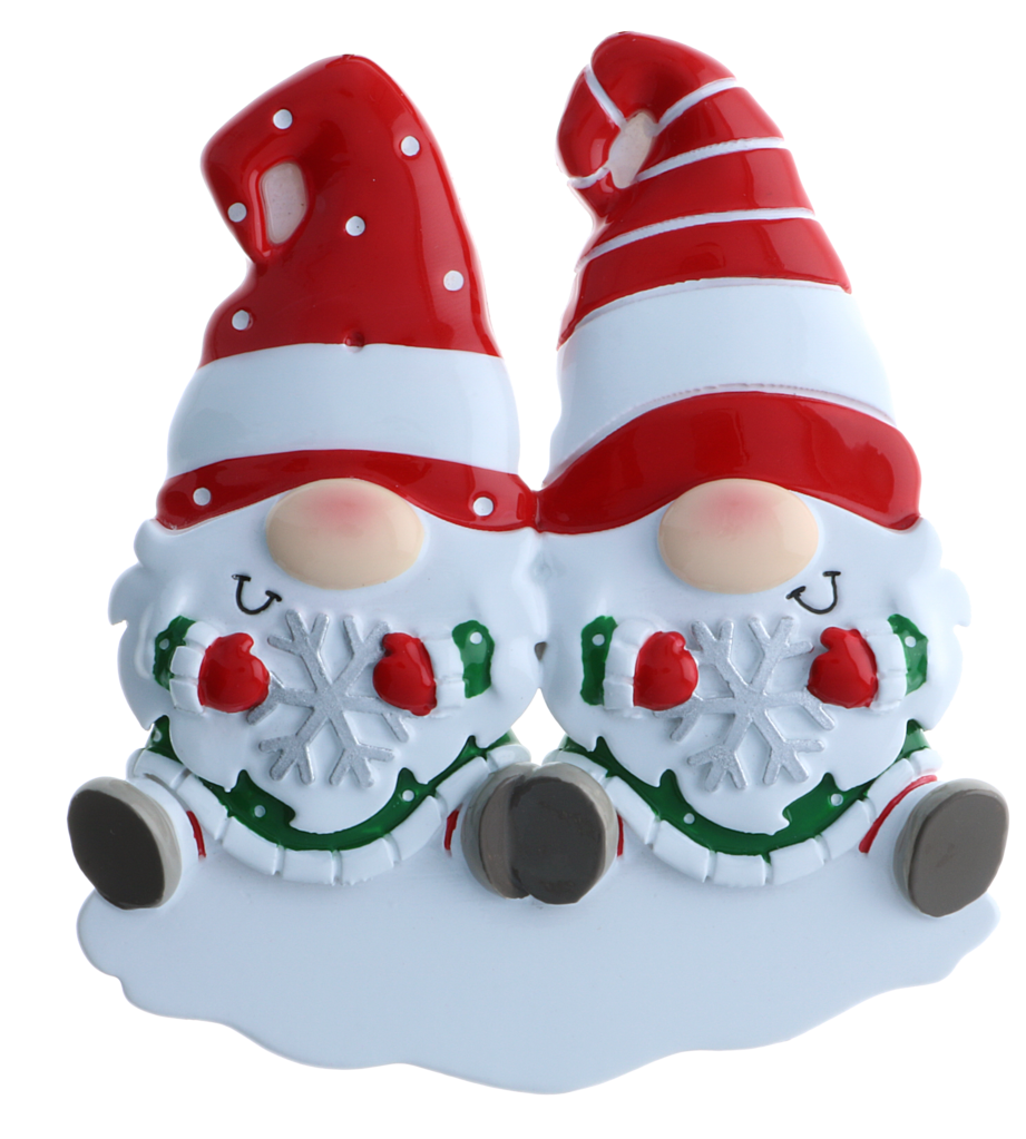 Gnome Family Christmas Ornament no