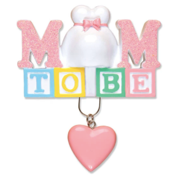 Mom to Be Christmas Ornament