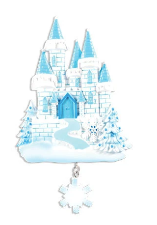 Ice Castle Christmas Ornament