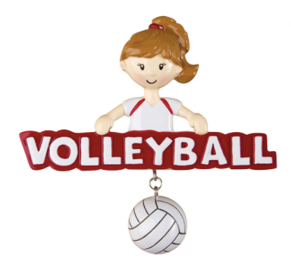 Volleyball Christmas Ornament Girl/boy