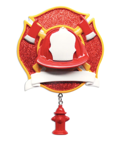 Fireman Christmas Ornament