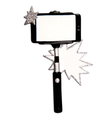 Selfie Stick Christmas ornament