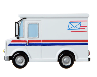 Postal Worker Christmas Ornament