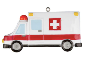 Ambulance/EMT Christmas Ornament