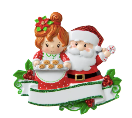 Santa & Mrs Claus Family Ornament