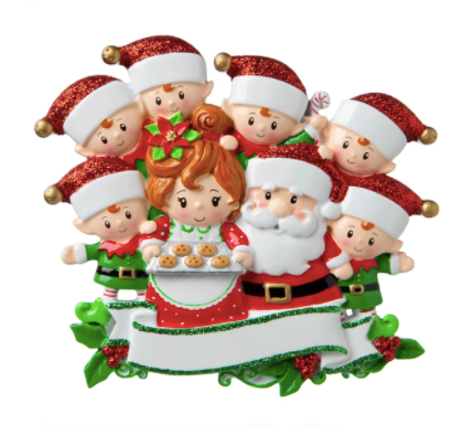 Santa & Mrs Claus Family Ornament