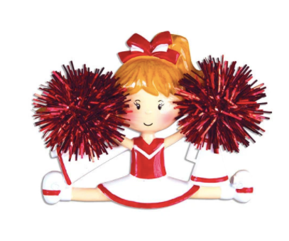 Cheer Girl Christmas Ornament