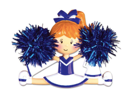 Cheer Girl Christmas Ornament