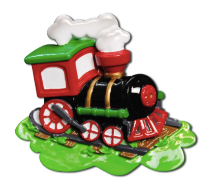 Choo Choo Train Christmas Ornament