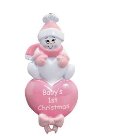 Baby 1st Christmas with Heart