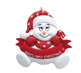 Snowman Baby 1st Christmas